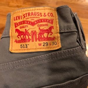 Men’s Levi’s slim straight 513’s